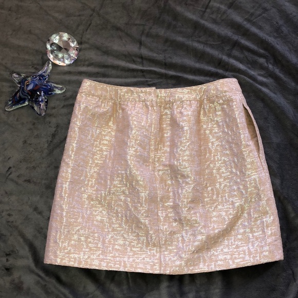 Shiny metallic skirt by Anne Taylor Loft - Picture 2 of 5